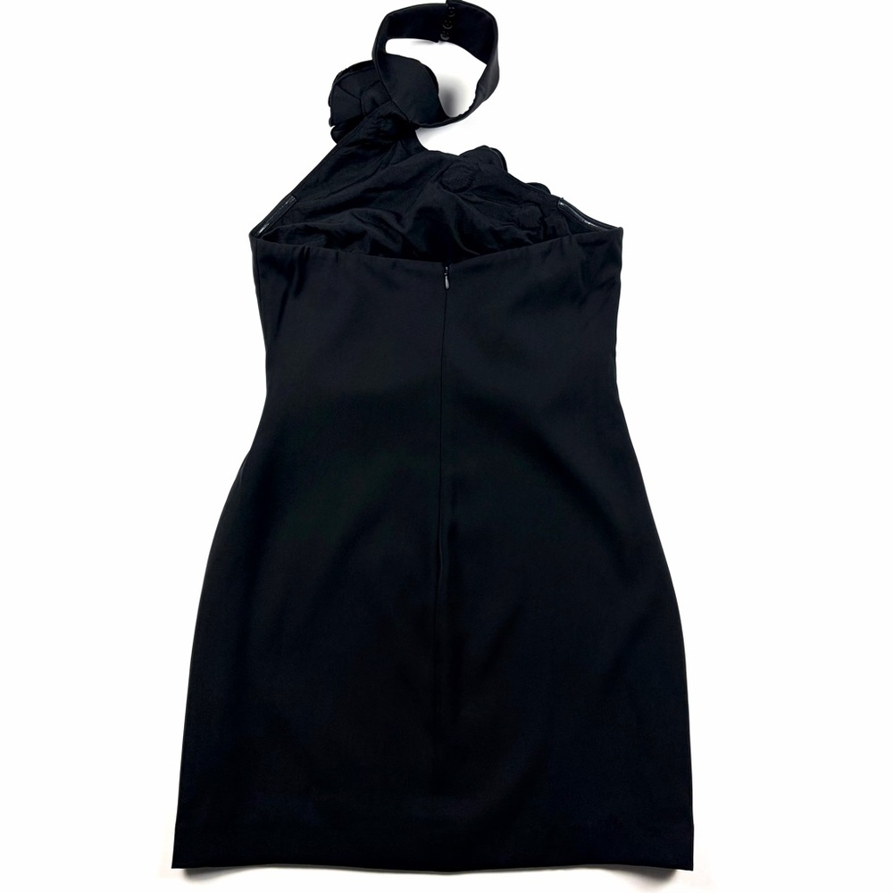 ASTR The Label Black Rosette Halter Mini Dress NWT Cocktail Party Medium - Picture 5 of 10